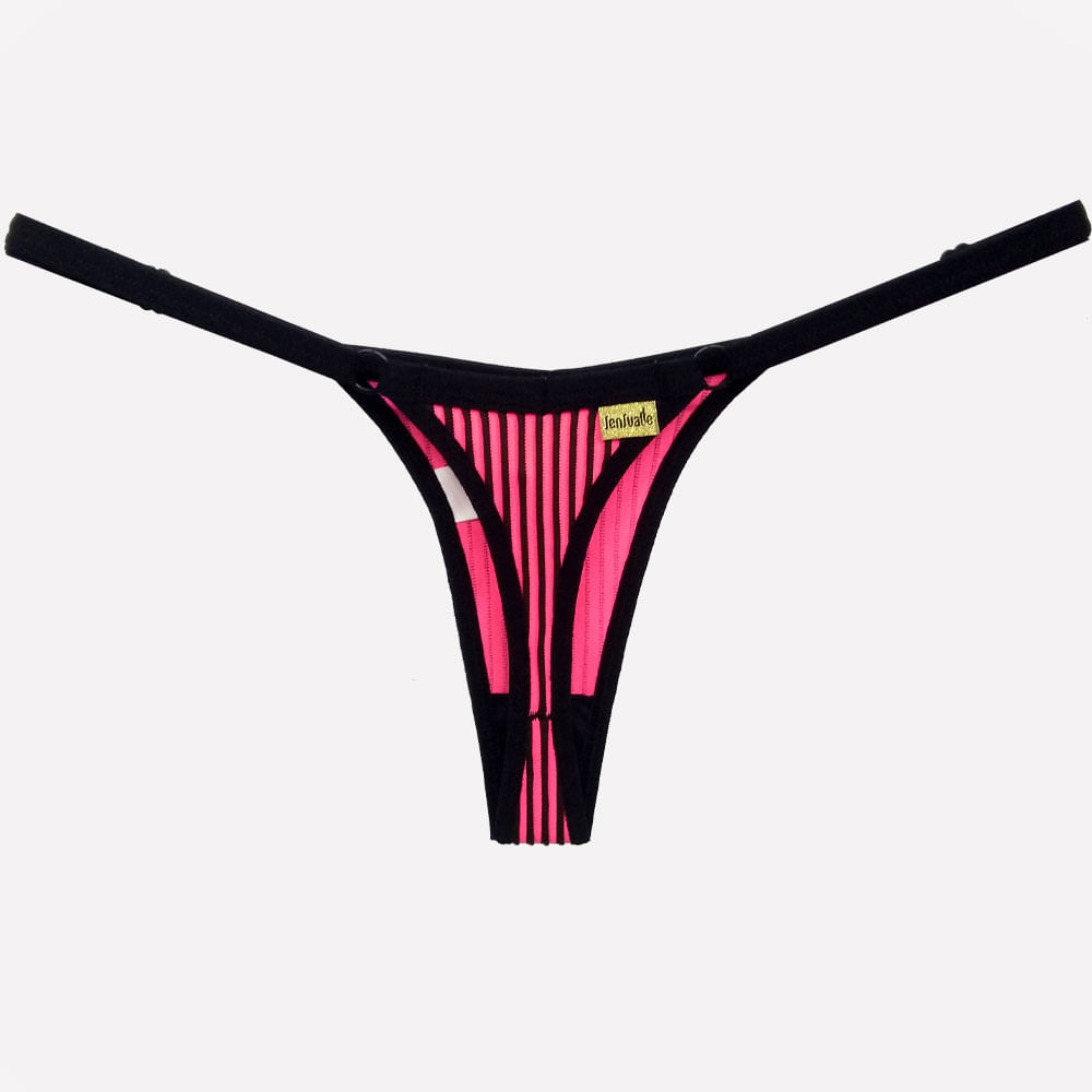 Mulher Com Calcinha Fio Dental Calcinha Fio Dental Verão com Regulagem - sensuallelingerie